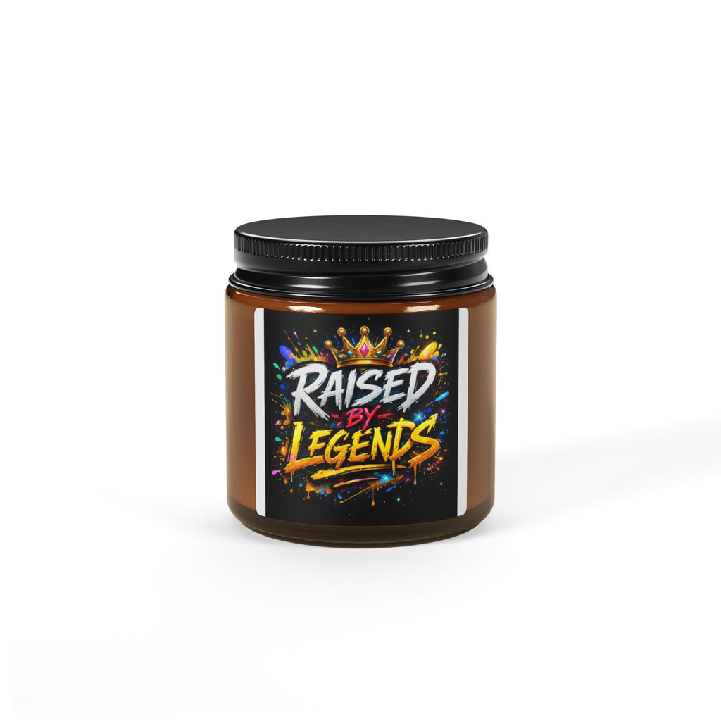 Scented Soy Candle (Multi-Size, Amber Jar)