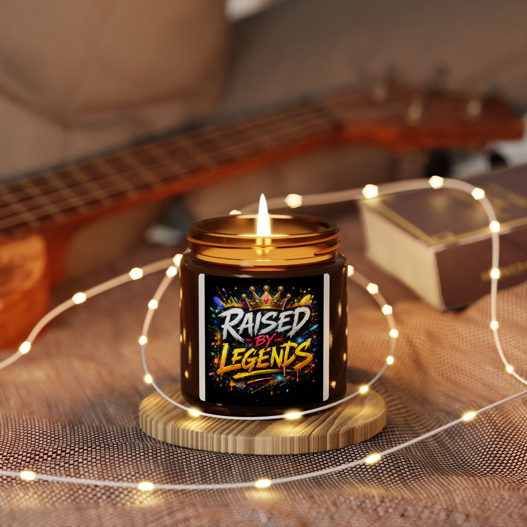 Scented Soy Candle (Multi-Size, Amber Jar)